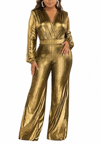 (Golden)2022 Styles Women Fashion Spring&Winter TikTok&Instagram Styles Loose Jumpsuit