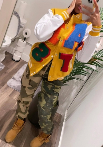 (Only Coat)(Yellow)2022 Styles Women Fashion Spring&Winter TikTok&Instagram Styles Front Button Coat