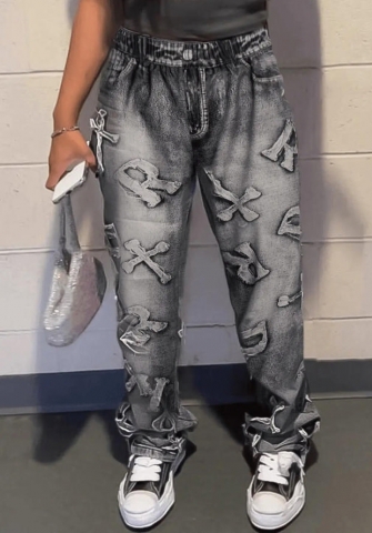 (Real Image)2022 Styles Women Fashion Spring&Winter TikTok&Instagram Styles Gray Long Pants