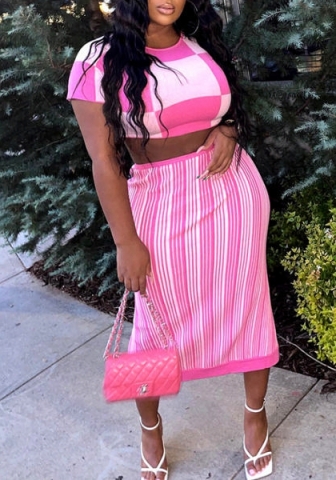 (Real Image)2022 Styles Women Fashion Spring&Winter TikTok&Instagram Styles Print Two Piece Dress Maxi Dress