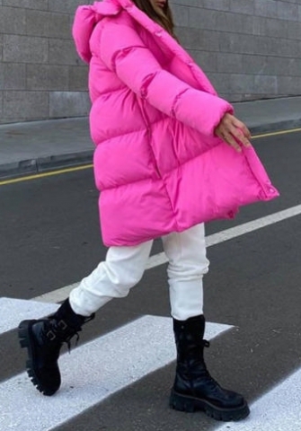 (Rose)2022 Styles Women Fashion Spring&Winter TikTok&Instagram Styles Front Zipper Coat