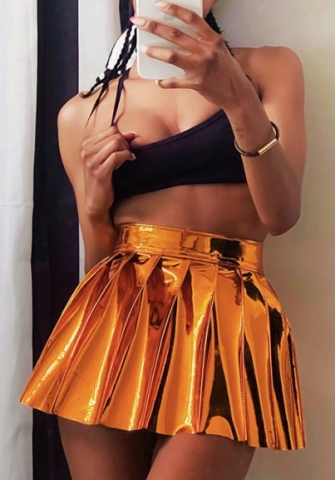 (Only Bottom)(Orange)2022 Styles Women Fashion Spring&Winter TikTok&Instagram Styles Ruffle Skirts