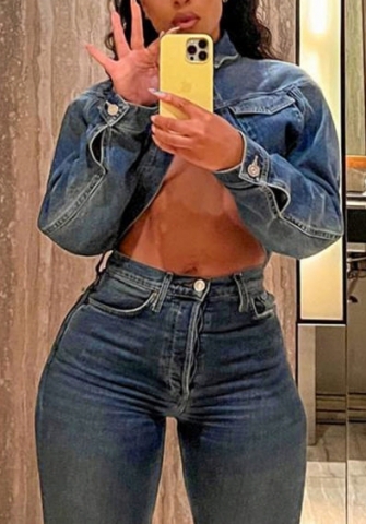 (Only Coat)(Real Image)2022 Styles Women Fashion Spring&Winter TikTok&Instagram Styles Jeans Coat