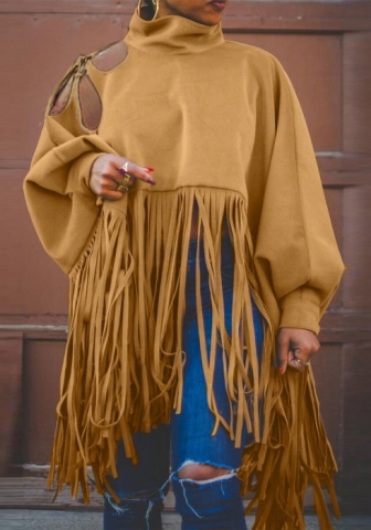 (Only Tops)(Plus Size)2022 Styles Women Fashion Spring&Winter TikTok&Instagram Styles Tassel Tops