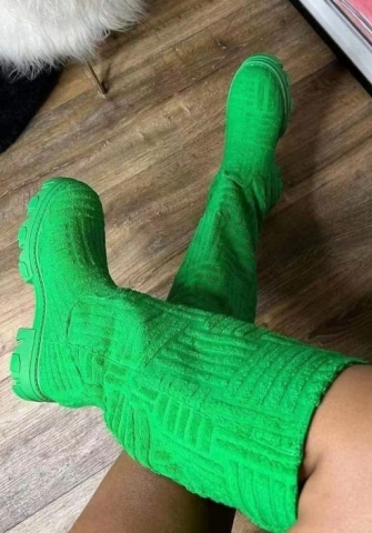 (Green)(Only Shoes)2022 Styles Women Fashion Spring&Winter TikTok&Instagram Styles High Shoes