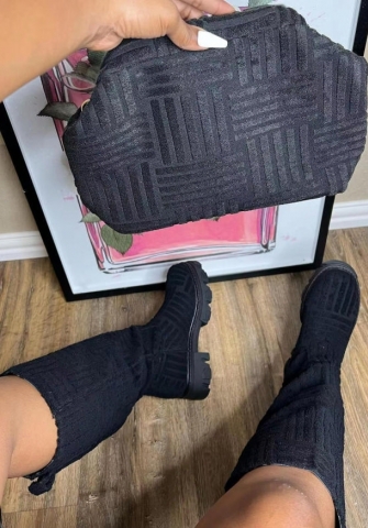 (Black)(Only Shoes)2022 Styles Women Fashion Spring&Winter TikTok&Instagram Styles High Shoes