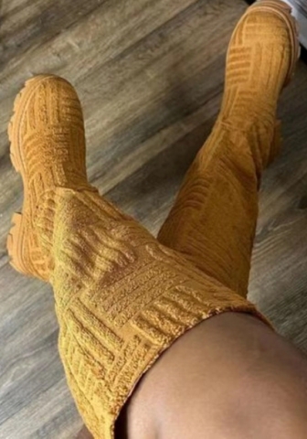 (Yellow)(Only Shoes)2022 Styles Women Fashion Spring&Winter TikTok&Instagram Styles High Shoes