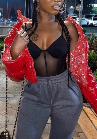 (Red)2022 Styles Women Fashion Spring&Winter TikTok&Instagram Styles Camouflage Front Zipper Coat