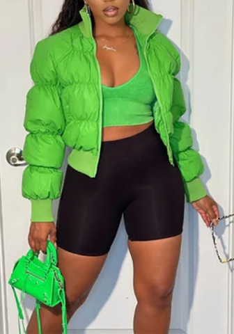 (Real Image)2022 Styles Women Fashion Spring&Winter TikTok&Instagram Styles Solid Color Front Zipper Coat