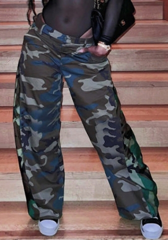 (Only Long Pants)(Real Image)2022 Styles Women Fashion Spring&Winter TikTok&Instagram Styles Camouflage Long Pants