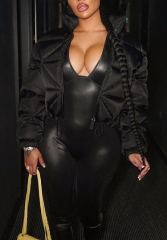 (Real Image)2022 Styles Women Fashion Spring&Winter TikTok&Instagram Styles Front Zipper Solid Color Coat