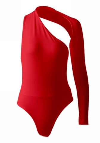 (Red)2022 Styles Women Fashion Spring&Winter TikTok&Instagram Styles Irregular Bodysuit