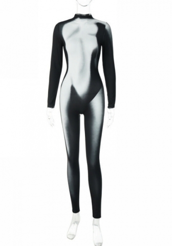 (Real Image)2022 Styles Women Fashion Spring&Winter TikTok&Instagram Styles Print Jumpsuit