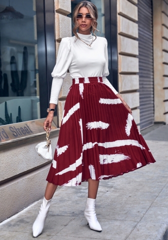 (Only Bottom)(Real Image)2022 Styles Women Fashion Spring&Winter TikTok&Instagram Styles Floral Skrits