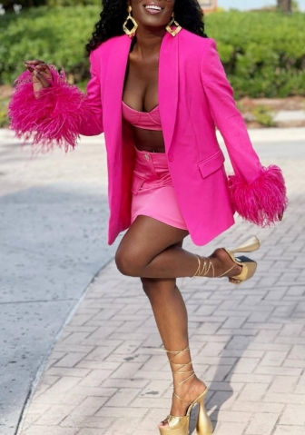 (Only Tops)(Real Image)2022 Styles Women Fashion Spring&Winter TikTok&Instagram Styles Rose Coats