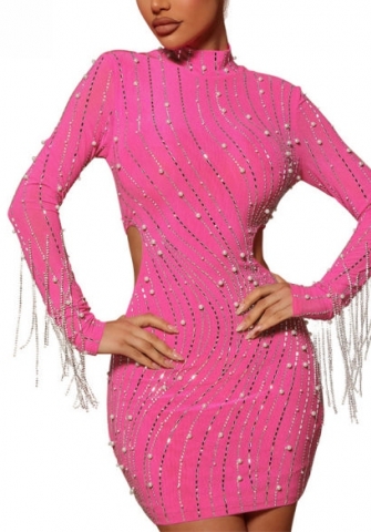 (Real Image)2022 Styles Women Fashion Spring&Winter TikTok&Instagram Styles Long Sleeve Sequin Mini Dress