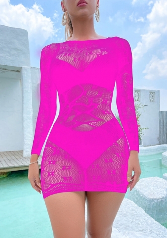 (Real Image)2022 Styles Women Fashion Spring&Winter TikTok&Instagram Styles Cut Out Long Sleeve Lace Mini Dress
