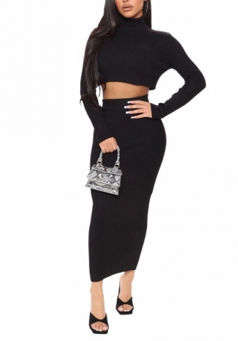 (Black)2022 Styles Women Fashion Spring&Winter TikTok&Instagram Styles Two Piece Maxi Dress