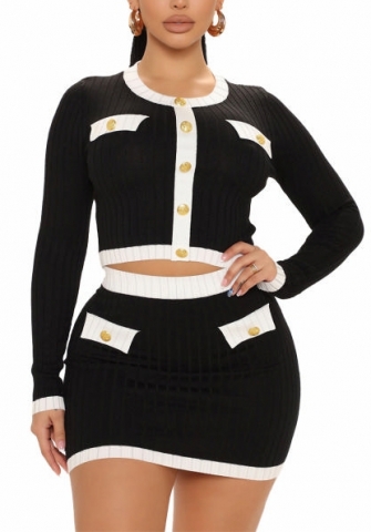 (Black)2022 Styles Women Fashion Spring&Winter TikTok&Instagram Styles Two Piece Dress