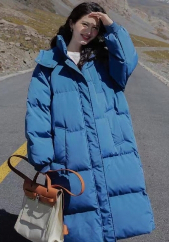 (Real Image)2022 Styles Women Fashion Spring&Winter TikTok&Instagram Styles Solid Color Long Coat