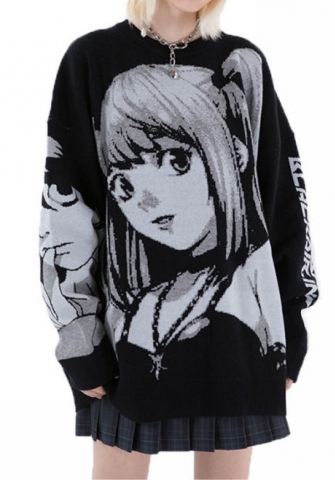 (Real Image)2022 Styles Women Fashion Spring&Winter TikTok&Instagram Styles Long Sleeve Cartoon Sweater Tops