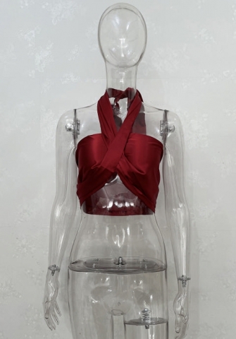 (Only Tops)(Real Image)2022 Styles Women Fashion Spring&Winter TikTok&Instagram Styles Bandage Tops