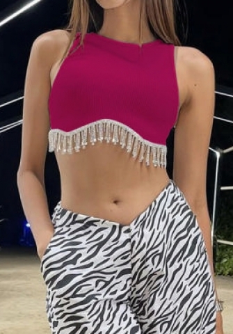 (Real Image)2022 Styles Women Fashion Spring&Winter TikTok&Instagram Styles Strap Tassel Tank Tops