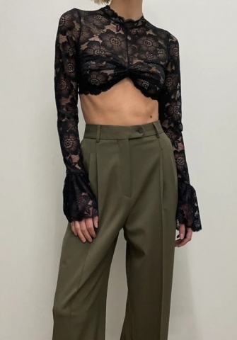 (Only Tops)(Black)2022 Styles Women Fashion Spring&Winter TikTok&Instagram Styles Lace Tank Tops