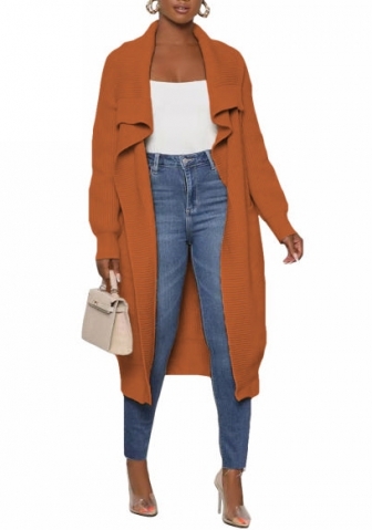 (Brown)2022 Styles Women Sexy Spring&Winter TikTok&Instagram Styles Open Solid Color Coats