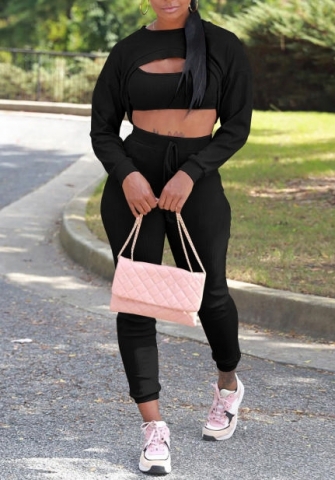 (Black)2022 Styles Women Sexy Spring&Winter TikTok&Instagram Styles Three Piece Suit