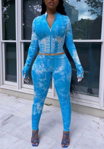 (Light Blue)2022 Styles Women Sexy Spring&Winter TikTok&Instagram Styles Two Piece Suit