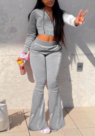 (Real Image)2022 Styles Women Sexy Spring&Winter TikTok&Instagram Styles Velvet Two Piece Suit