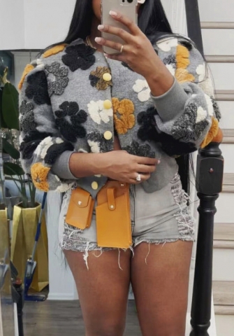 (Real Image)2022 Styles Women Sexy Spring&Winter TikTok&Instagram Styles Flower Coats