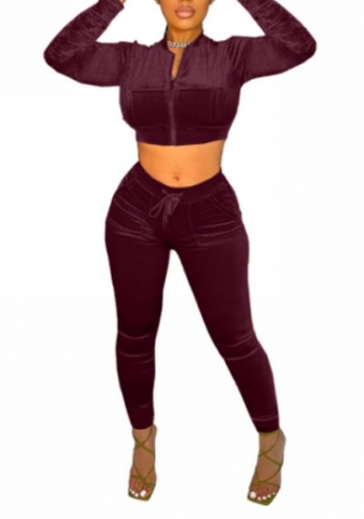 (Real Image)2022 Styles Women Sexy Spring&Winter TikTok&Instagram Styles Hoodie Velvet Two Piece Suit