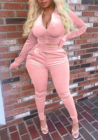 (Real Image)2022 Styles Women Sexy Spring&Winter TikTok&Instagram Styles Velvet Two Piece Suit