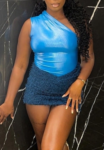 (Real Image)2022 Styles Women Sexy Spring&Winter TikTok&Instagram Styles Single Single Shoulder Two Piece Dress Bodysuit+Skirts