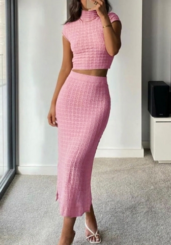 (Real Image)2022 Styles Women Sexy Spring&Winter TikTok&Instagram Styles Pink Maxi Dress