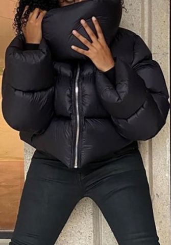 (Real Image)2022 Styles Women Sexy Spring&Winter TikTok&Instagram Styles High Neck Front Zipper Coats