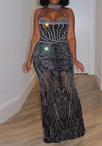 (Real Image)2022 Styles Women Sexy Spring&Winter TikTok&Instagram Styles Sequin Maxi Dress