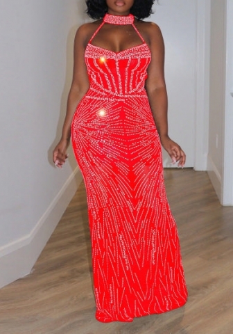 (Red)2022 Styles Women Sexy Spring&Winter TikTok&Instagram Styles Sequin Maxi Dress