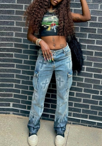 (Only Long Pants)(Real Image)2022 Styles Women Sexy Spring&Winter TikTok&Instagram Styles Jeans Long Pants