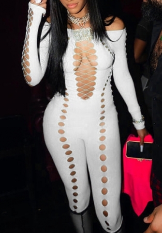 (White)2022 Styles Women Sexy Spring&Winter TikTok&Instagram Styles Lace Jumpsuit