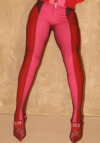 (Real Image)2022 Styles Women Sexy Spring&Winter TikTok&Instagram Styles Red Long Pants