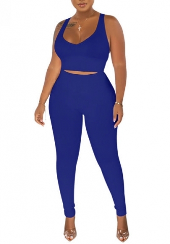 (Blue)2022 Styles Women Sexy Spring&Winter TikTok&Instagram Styles Two Piece Suit