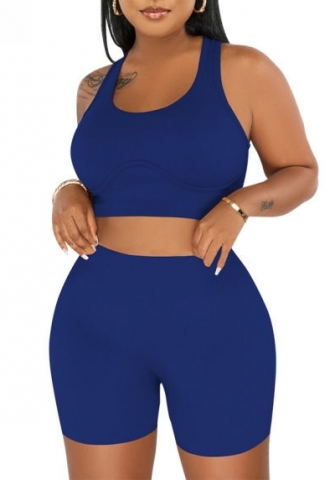 (Blue)2022 Styles Women Sexy Spring&Winter TikTok&Instagram Styles Short Two Piece Suit