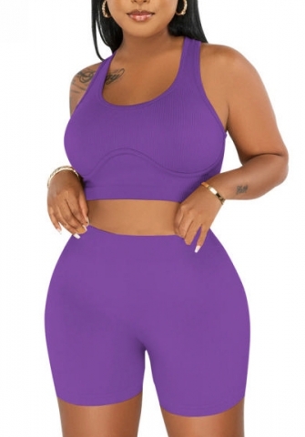 (Purple)2022 Styles Women Sexy Spring&Winter TikTok&Instagram Styles Short Two Piece Suit