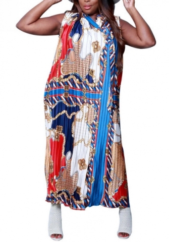 2022 Styles Women Sexy Spring&Winter TikTok&Instagram Styles Print Maxi Dress