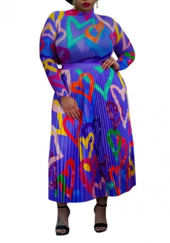 (Purple)2022 Styles Women Sexy Spring&Winter TikTok&Instagram Styles Vintage Hem Maxi Dress