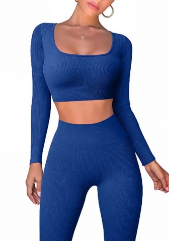(Blue)2022 Styles Women Sexy Spring&Winter TikTok&Instagram Styles Two Piece Suit