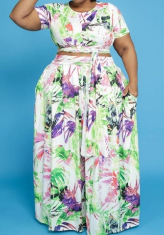 (Plus Size)(Real Image)2022 Styles Women Sexy Spring&Winter TikTok&Instagram Styles Print Maxi Dress